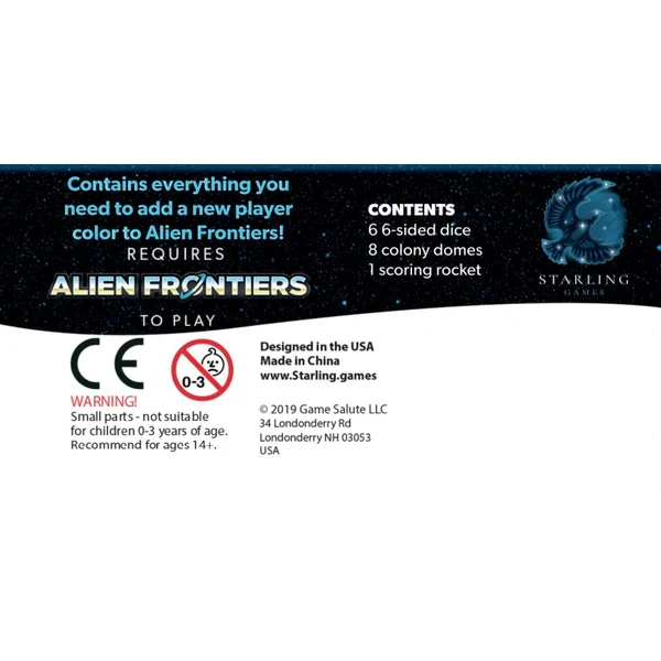 Alien Frontiers Alternate Color Player Piece Set - Image 6