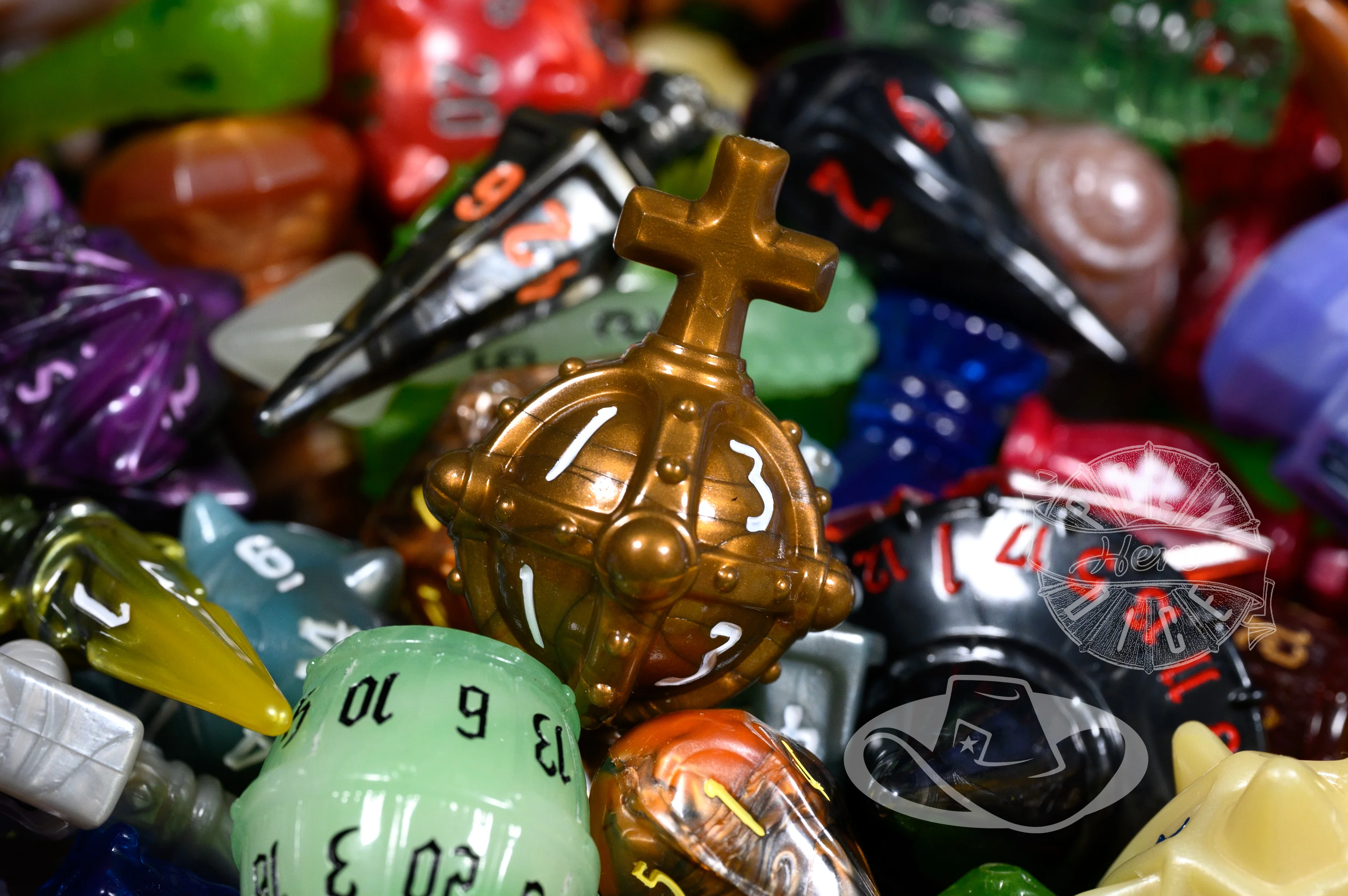 PolyHero Cleric 5d4 Hallowed Hand Grenades Merciful Gold - Image 4