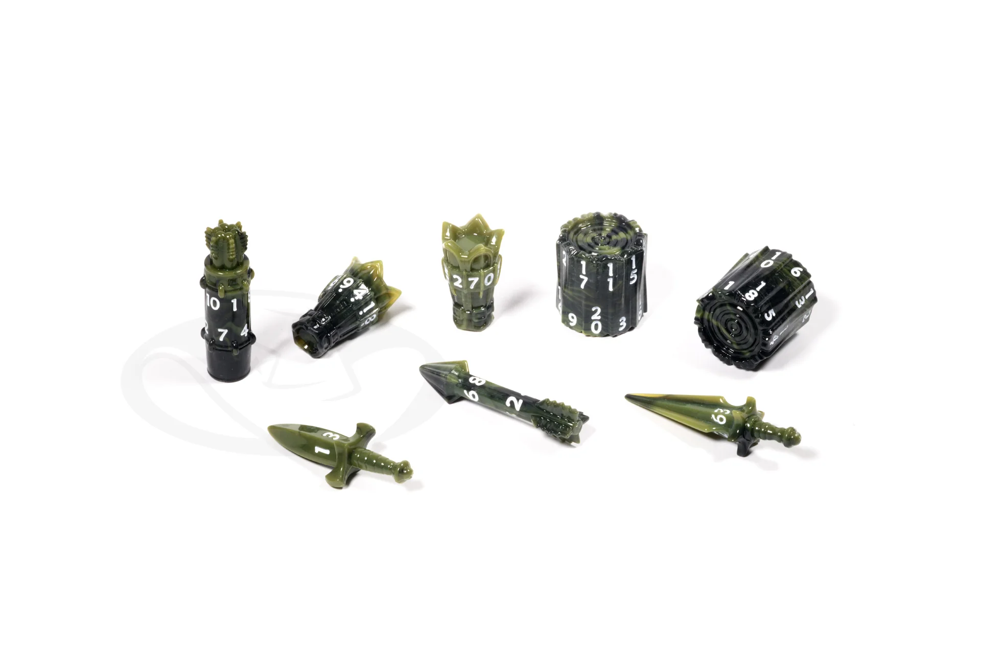 PolyHero Ranger 8 Dice Set - Forest Shadows - Image 4