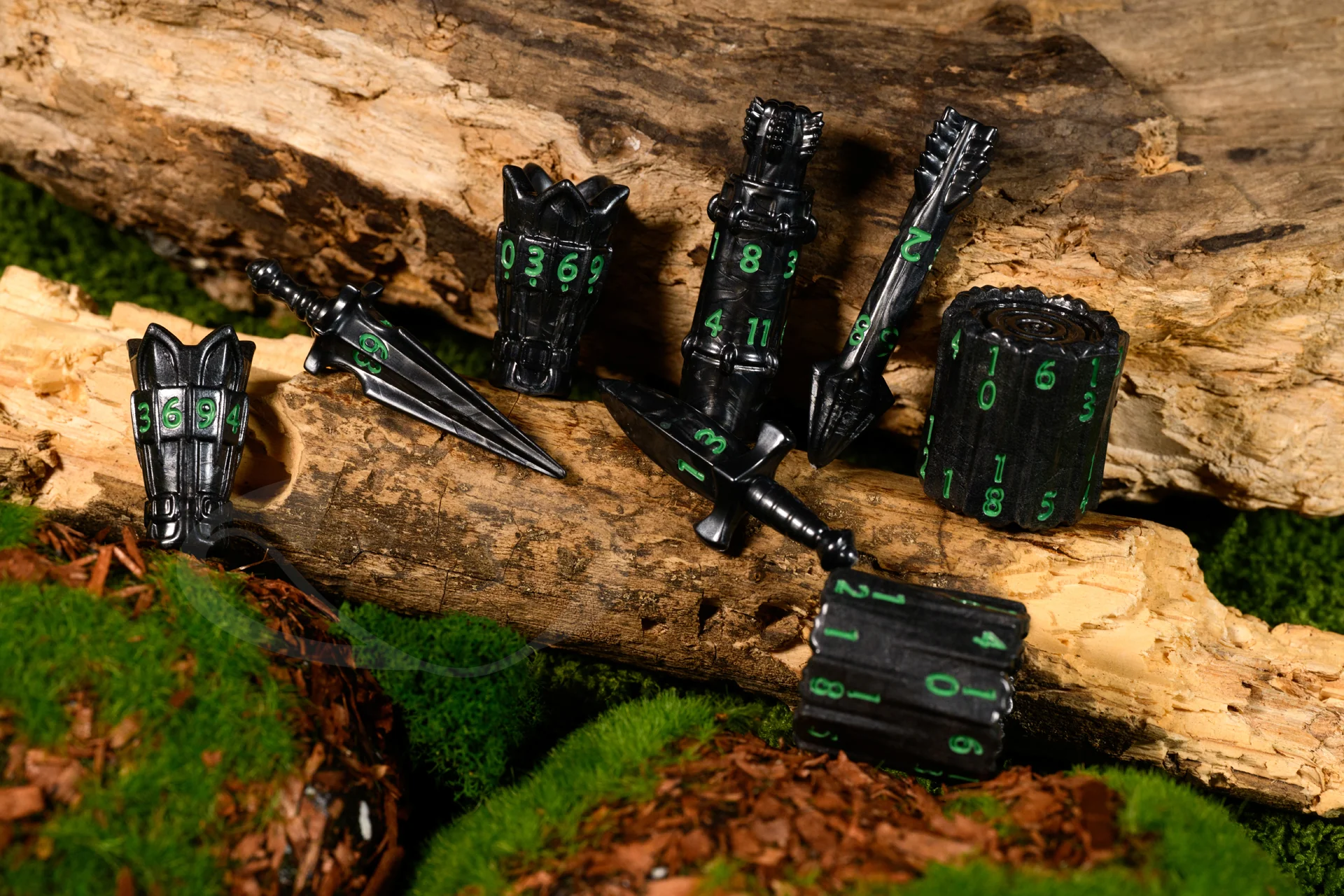 PolyHero Ranger 8 Dice Set - Midnight Veil - Image 4