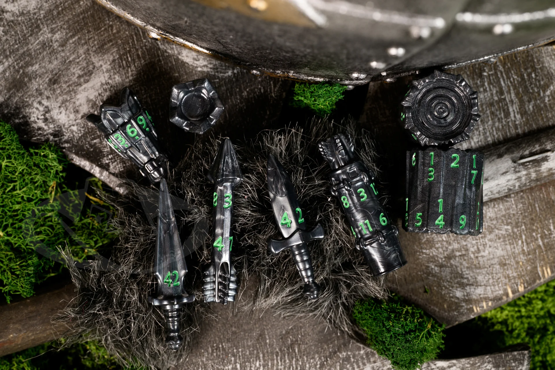 PolyHero Ranger 8 Dice Set - Midnight Veil - Image 5