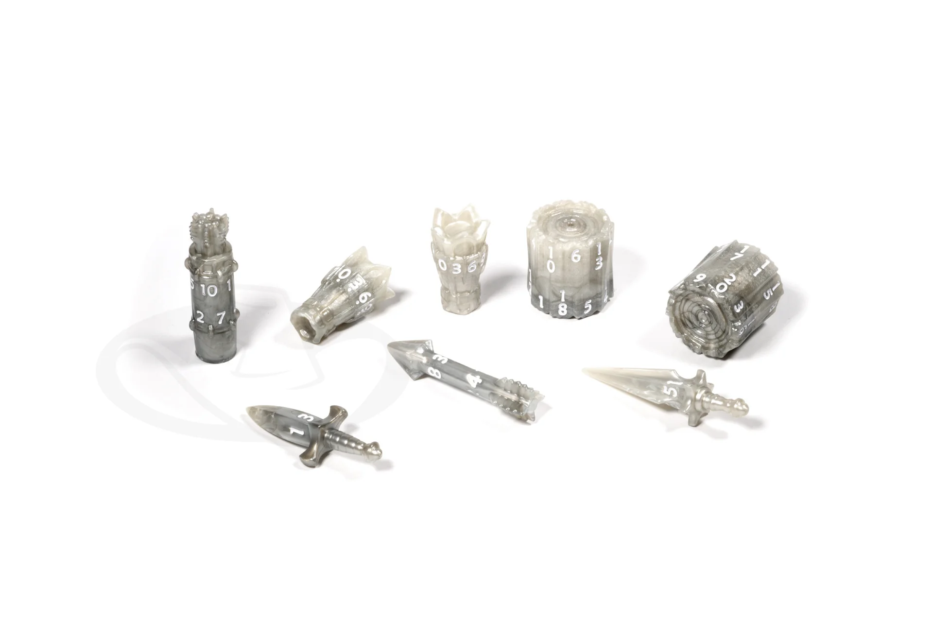 PolyHero Ranger 8 Dice Set - Silverwing - Image 4